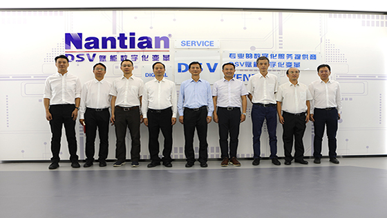 云报传媒总经理贾云涛一行莅临南天信息交流会谈