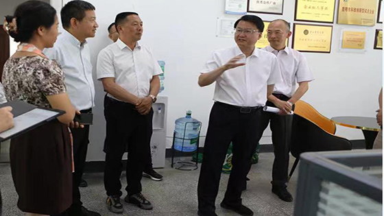 省国资委党委副书记聂爱军到南天信息调研